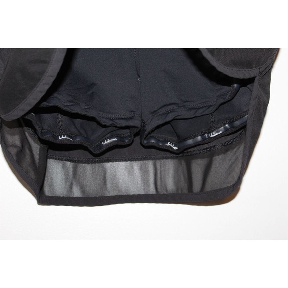 Lululemon Hotty Hot Skirt Skort Shorts Black 4 Way Stretch Women's Size 2 H14792 - Picture 6 of 16